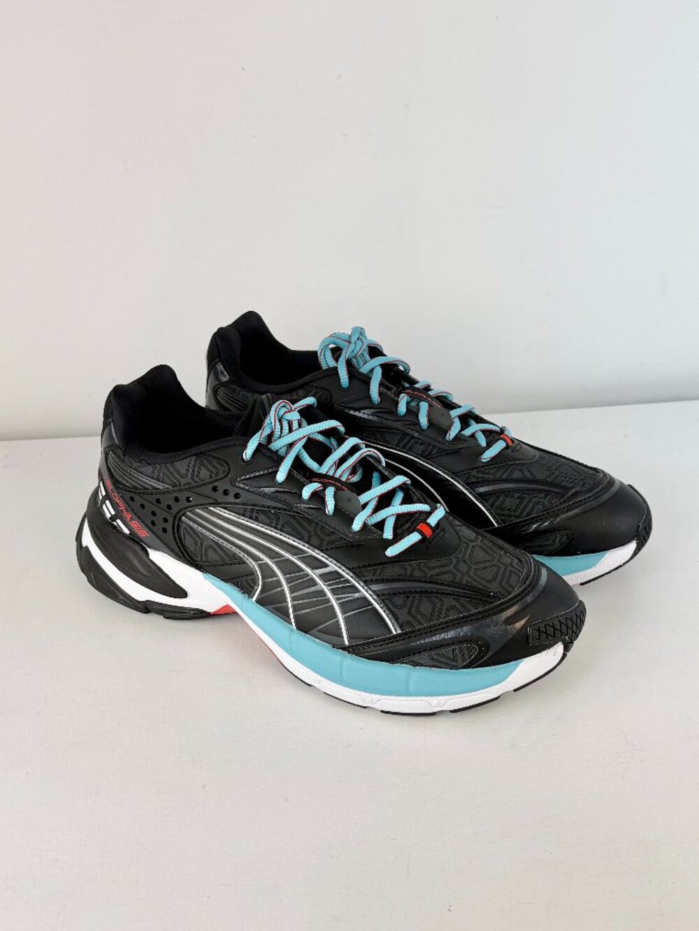Men's 10.5 - Puma Luxe Sport Velophasis Shoes Black  - 390537-01